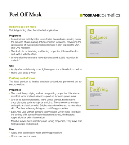 Purifying peel-off mask