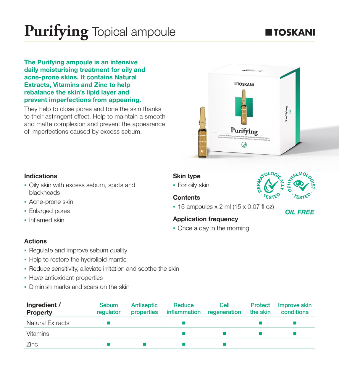 Purifying Ampoules