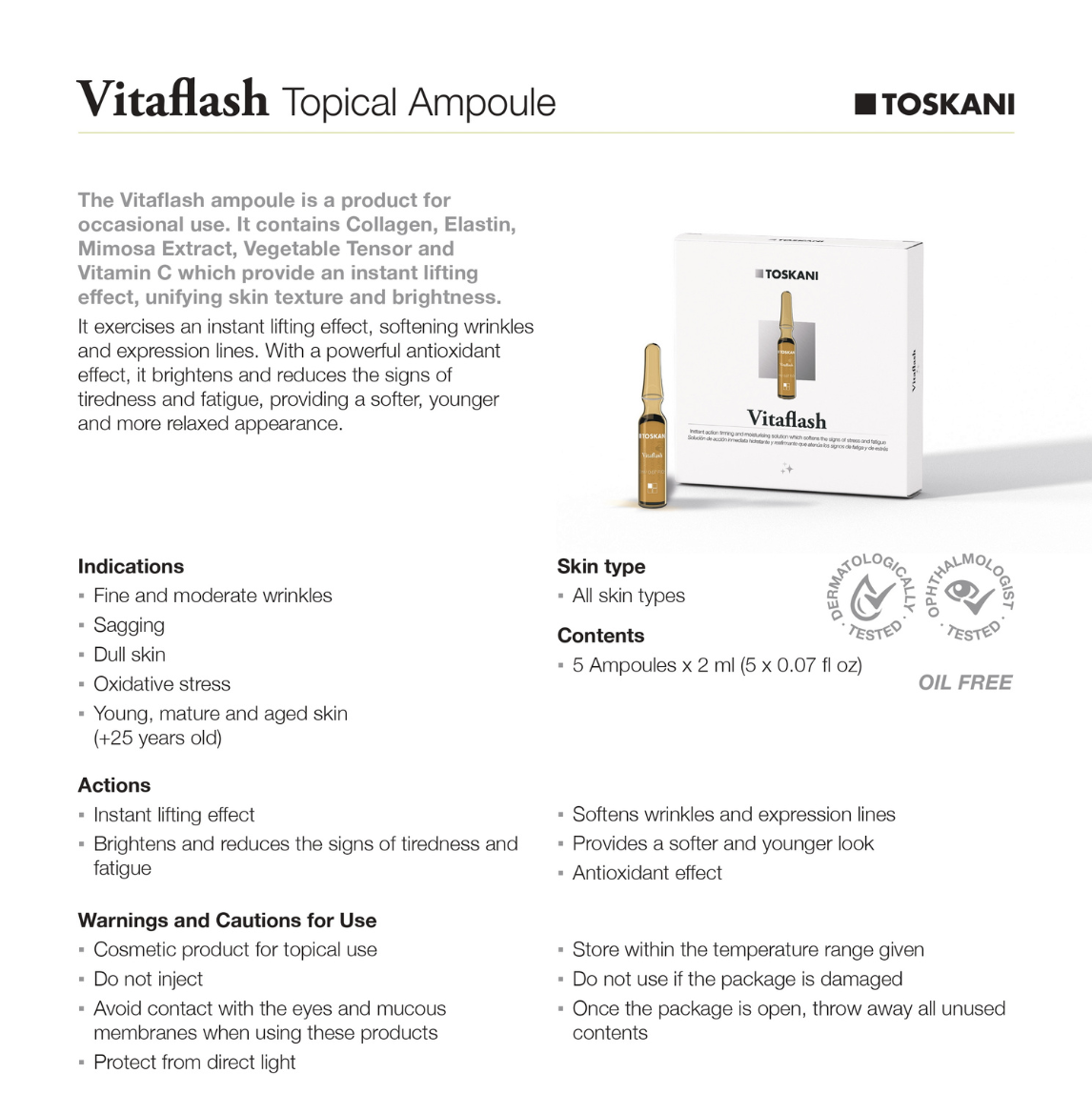 Vitaflash Ampoules