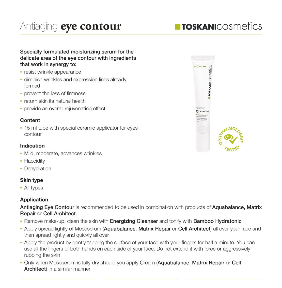 Anti-ageing Eye Contour