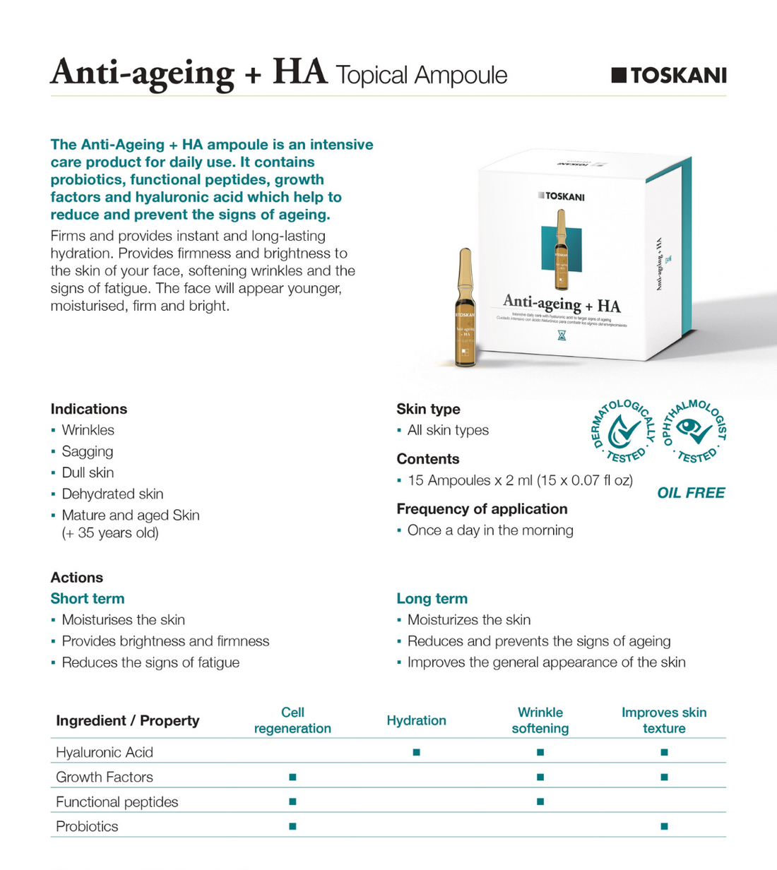 Anti-Ageing + HA Ampoules