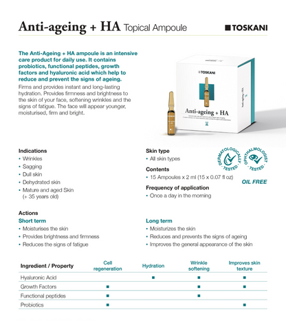 Anti-Ageing + HA Ampoules